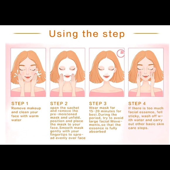 5-Pack Korean Vitamin C face masks - Picture 5 of 7